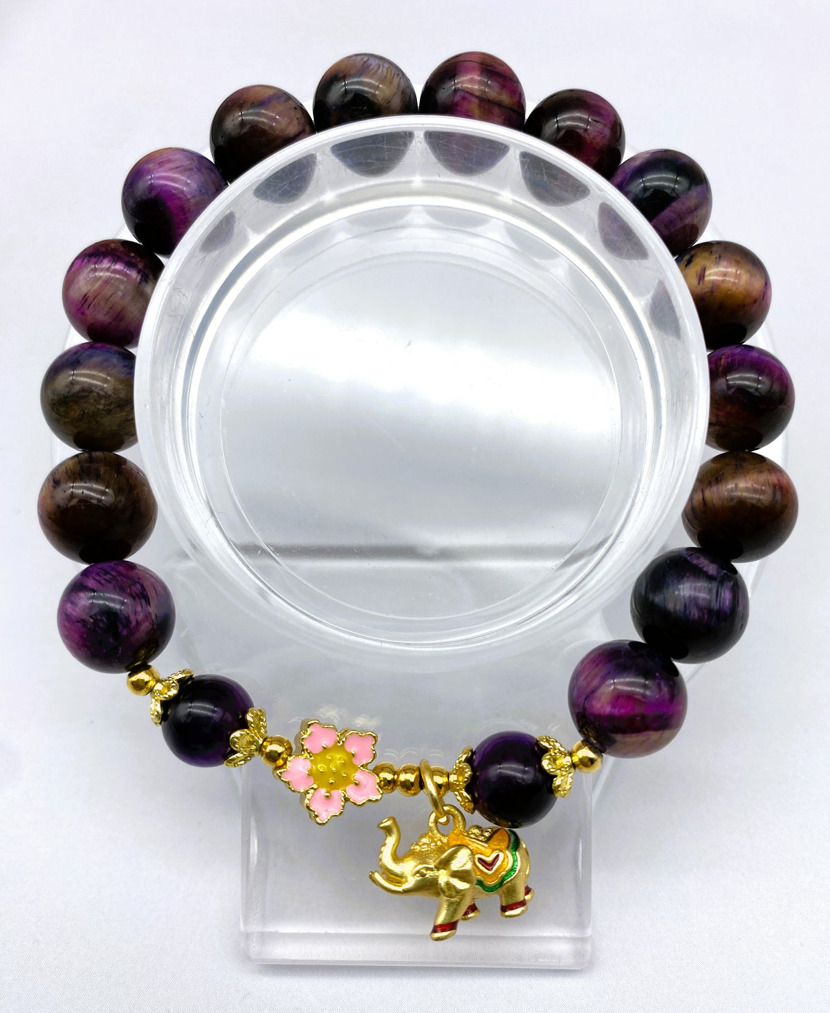 10mm Gorgeous Design Tiger's Eye Bracelet Collection Adjustable Bracelet Wealthy Stone Protection Bracelet for Men Women