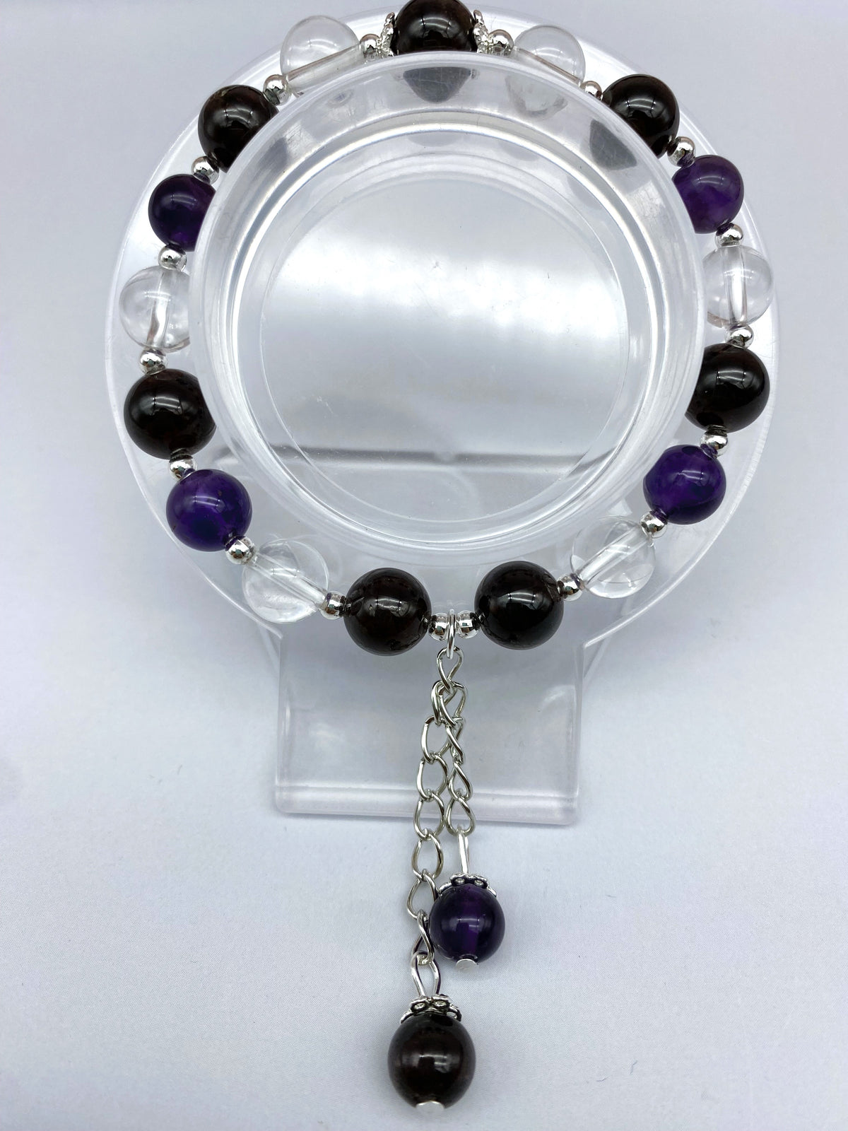 Stunning Design Amethyst Bracelet Collection 8mm Adjustable Natural Gemstone Bracelet Healing Crystal Energy Quartz Chakras