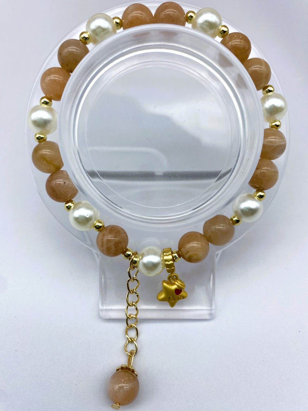 Special Design Sunstone Bracelet Collection 8mm Adjustable Natural Gemstone Bracelet Healing Crystal Energy Quartz Chakras