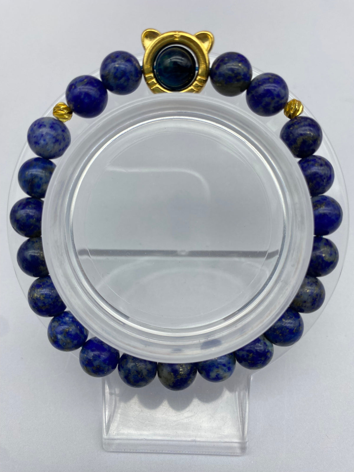 8mm Lapis Lazuli Collection Gorgeous Gemstone Beaded Bracelet for Men Women