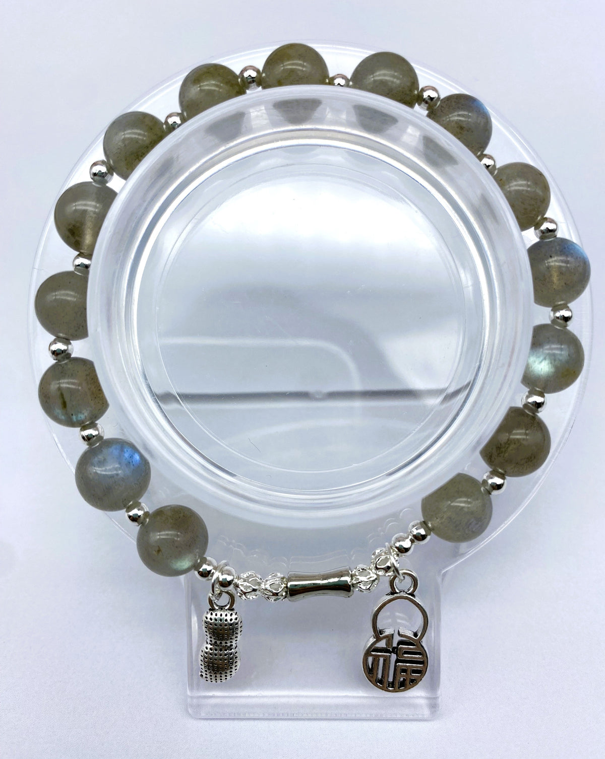 Amazing Labradorite Collection 8mm Gorgeous Gemstone Beaded Bracelet for Men Women