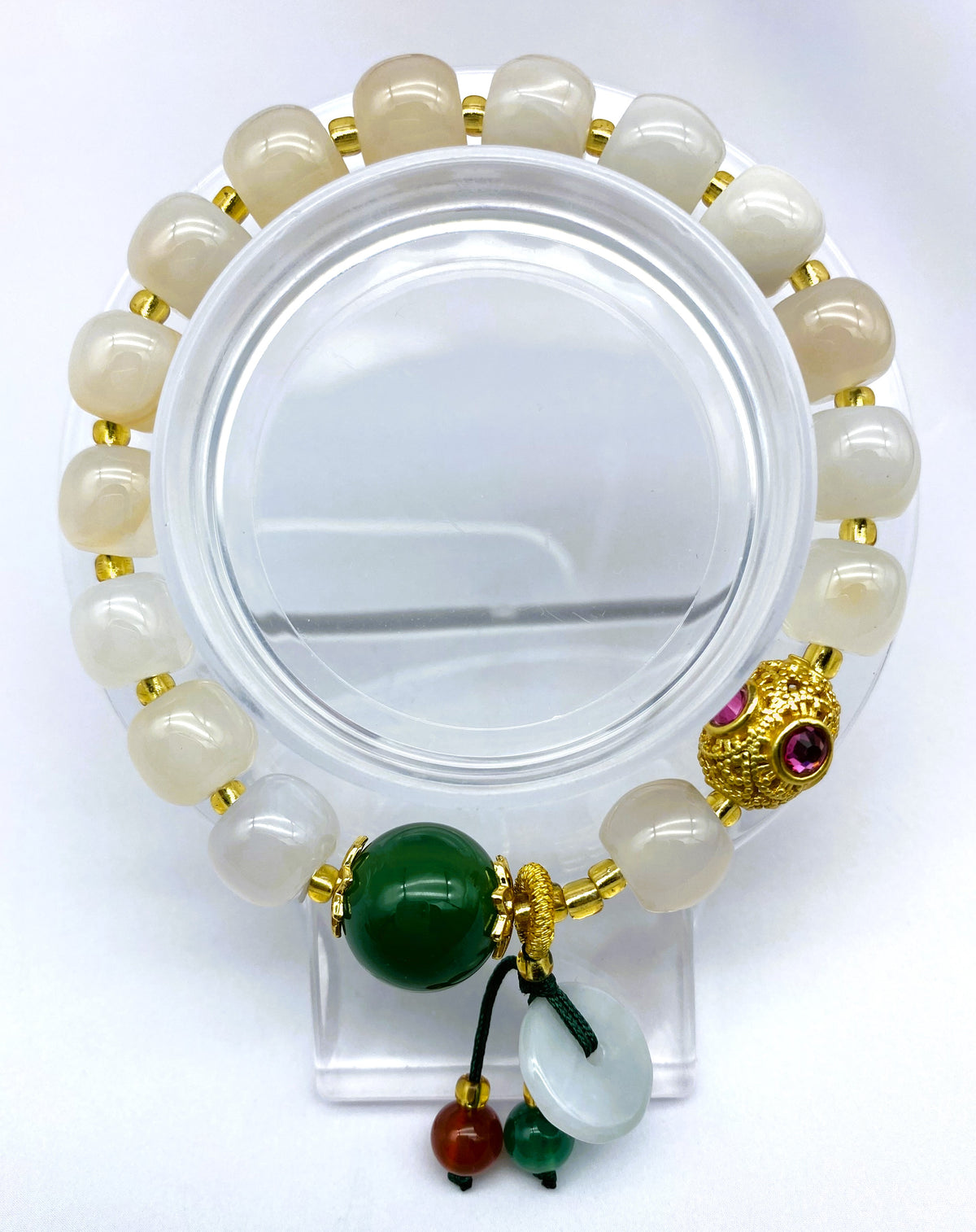 $14.99VIP COLLECTION Gorgeous Gemstone Beaded Bracelet for Men Women