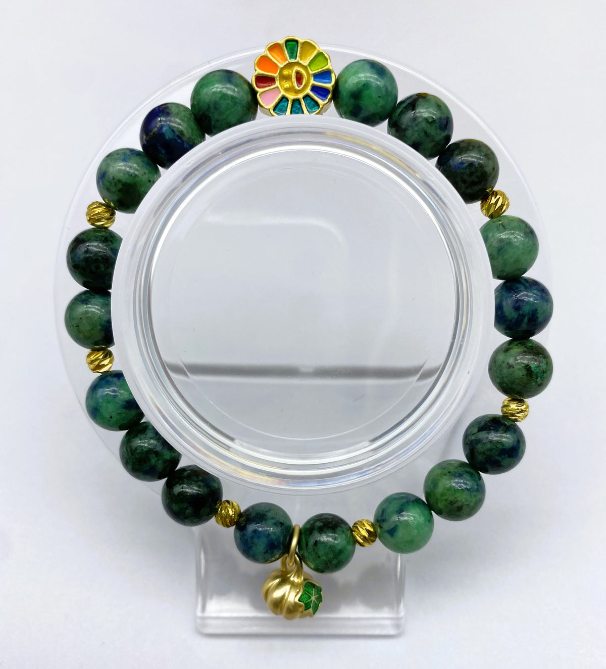 10mm 8mm Chrysocolla Collection Gorgeous Gemstone Beaded Bracelet for Men Women