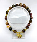 8mm $14.99 &$19.99 Stunning Tiger's Eye Bracelet Adjustable Collection Wealthy Stone Protection Bracelet for Men Women